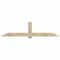 Ekena Millwork Eugene Rough Sawn Timber Gable Bracket, Douglas Fir, 96"W x 24"H x 4"D x 6"F, 6/12 Pitch GBW096X24X0406EUG00RDF - alternate 1